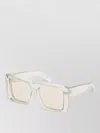 Saint Laurent Sl 900 Howl Rectangular Transparent Frame Sunglasses In Neutral