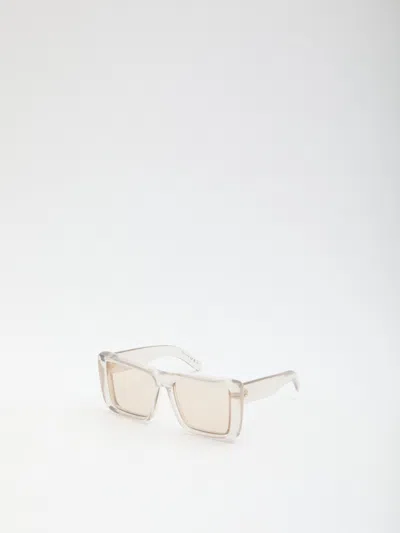 Saint Laurent Sl 900 Howl Square Sunglasses In Beige In Pattern