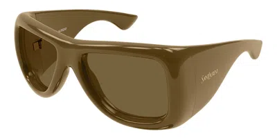 Saint Laurent Sl 902 Howl 009 Women's Sunglasses Brown Size 63 - Free Rx Lenses  - Free Rx Lenses In White