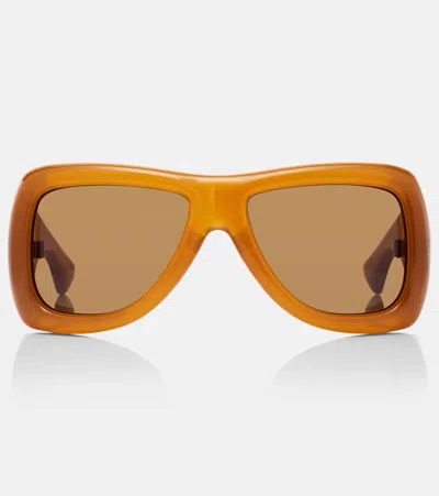 Saint Laurent Sl 902 Howl Oversized Sunglasses In Black