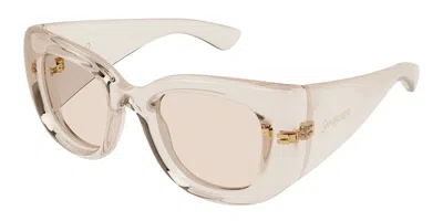 Saint Laurent Sl 903 Howl Oversized Sunglasses In Gray