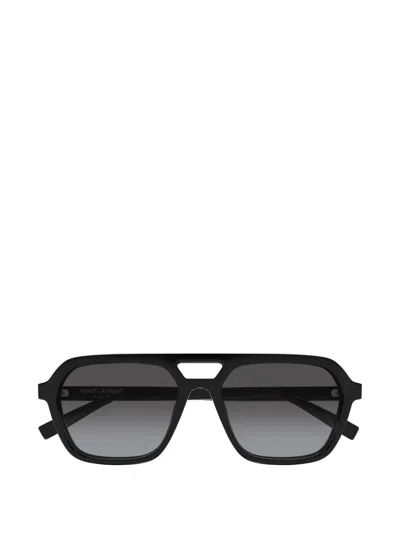 Saint Laurent Sl 905 Pilot-frame Sunglasses In Black