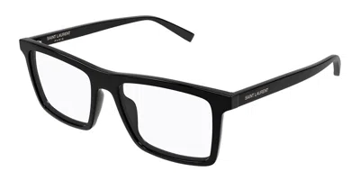 Saint Laurent Sl 906 004 Men's Glasses Black Size 56 - Free Lenses - Blue Light Block Available