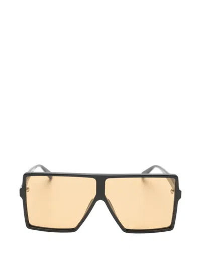 Saint Laurent Sl 909 Betty S Geometric-frame Sunglasses In Brown