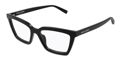 Saint Laurent Sl 912 001 Women's Glasses Black Size 53 - Free Lenses - Blue Light Block Available