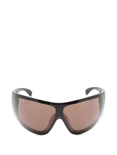 Saint Laurent Sl 914 Oversized-frame Sunglasses In Brown