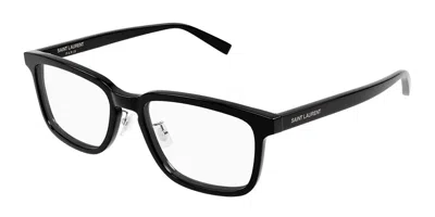 Saint Laurent Sl 916/f Asian Fit 001 Men's Glasses Black Size 55 - Free Lenses - Blue Light Block Available