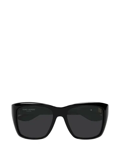 Saint Laurent Sl 923 Square-frame Sunglasses In Brown
