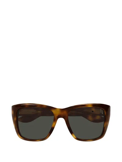Saint Laurent Sl 923 Square-frame Sunglasses In Brown