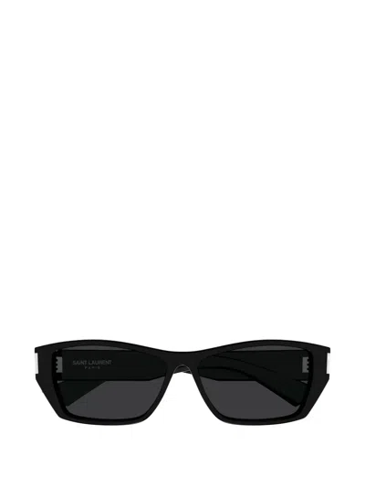 Saint Laurent Sl 928 Rectangle-frame Sunglasses In Black