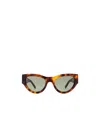 Saint Laurent Sl 94 Cat Eye-frame Sunglasses In Gray