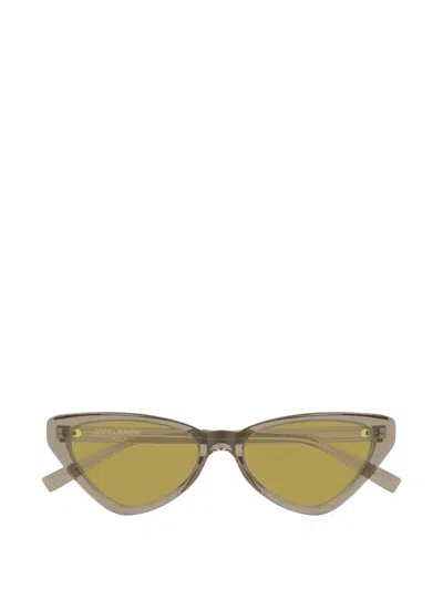 Saint Laurent Sl 944 Cat-eye Sunglasses In Green