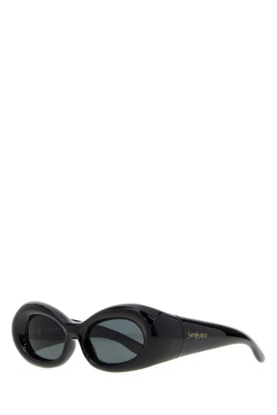 Saint Laurent Sl 968 Black Acetate Mini Sunglasses In Multi