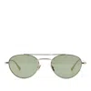 Saint Laurent Sl 97 Aviator Sunglasses In Green