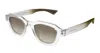 Saint Laurent Sl Crystal-frame Gradient-lens Sunglasses In Multi