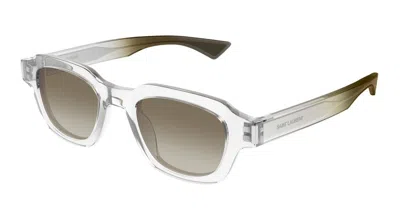 Saint Laurent Sl Crystal-frame Gradient-lens Sunglasses