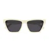 Saint Laurent Sl M103 Linea Monogram 007 Ivory Black Sunglasses
