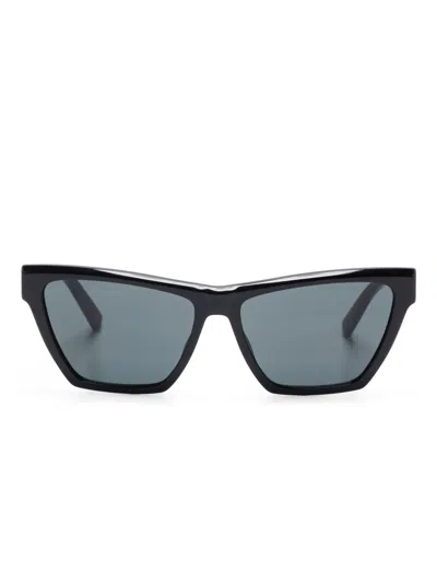 Saint Laurent Sl M103 Black Gray Crystal Sunglasses
