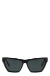 Saint Laurent 'sl M103' Sunglasses In Gold
