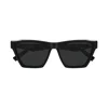 Saint Laurent Acetate Cat-eye Sunglasses In Black