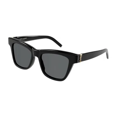 SAINT LAURENT SL M106005 BLACK BLACK GREY