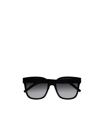 Saint Laurent Sl M107/k Square-frame Sunglasses In Black
