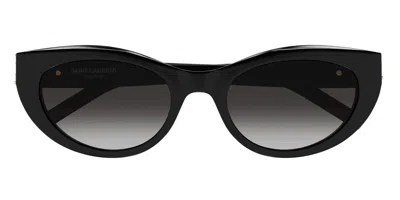 Saint Laurent Sl M115 002 Women's Sunglasses Black Size 54