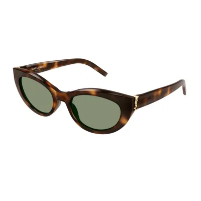 Saint Laurent Sl M115 Sunglasses In 003 Havana