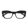 Saint Laurent Sl M117 Linea Monogram Eyeglasses In Black