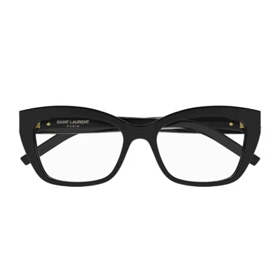 Saint Laurent Sl M117 Linea Monogram 001 Black Glasses