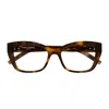 Saint Laurent Sl M117 Linea Monogram Eyeglasses In Brown