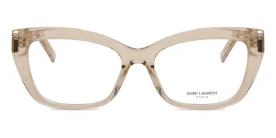 Saint Laurent Sl M117 Women's Glasses, Brown, Size 53