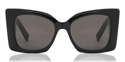 Saint Laurent Sl M119 Blaze 001 Women's Sunglasses Black Size 54