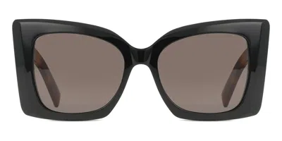 Saint Laurent Sl M119 Blaze 003 Women's Sunglasses Black Size 54