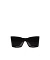 Saint Laurent Sl M119 Blaze Oversize-frame Sunglasses In Black