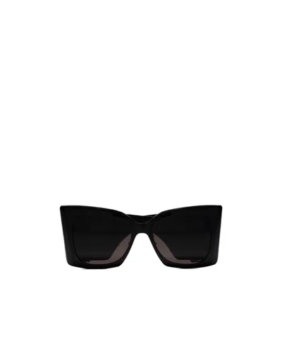 Saint Laurent Sl M119 Blaze Oversize-frame Sunglasses In Black