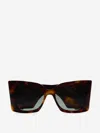 Saint Laurent Sl M119 Blaze Rectangular Sunglasses In Black