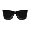 Saint Laurent Eyewear Sl M119 Logo Plaque Cat In 001 Black