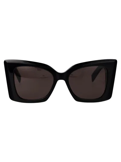 Saint Laurent Sl M119 Blaze Sunglasses In Black