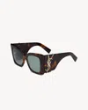 Saint Laurent "sl M119 Blaze" Sunglasses In Brown