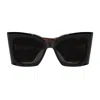 Saint Laurent Sl M119 Blaze Sunglasses In Burgundy