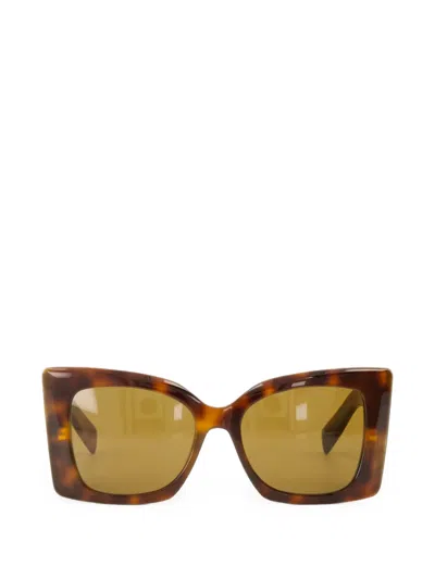 Saint Laurent Sl M119 Blaze Tortoiseshell-effect Sunglasses In Brown