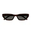 Saint Laurent Sl M126 002 Sunglasses Sunglasses In 002 Havana Havana Grey