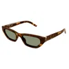 Saint Laurent Sl M126003 Havana Havana Green In 003 Havana Havana Green