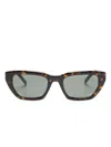 Saint Laurent Sl M127 F Cat-eye Frame Sunglasses In Brown