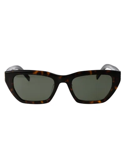 Saint Laurent Sl M127/f Sunglasses In Gray