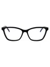 Saint Laurent Eyewear Optical In 005 Black Black Transparent