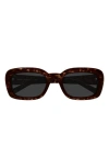 Saint Laurent Sl M130 53mm Rectangular Sunglasses