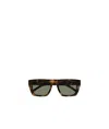Saint Laurent Sl M131 Square-frame Sunglasses In Black