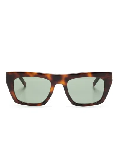 SAINT LAURENT SL M131 SQUARE-FRAME SUNGLASSES